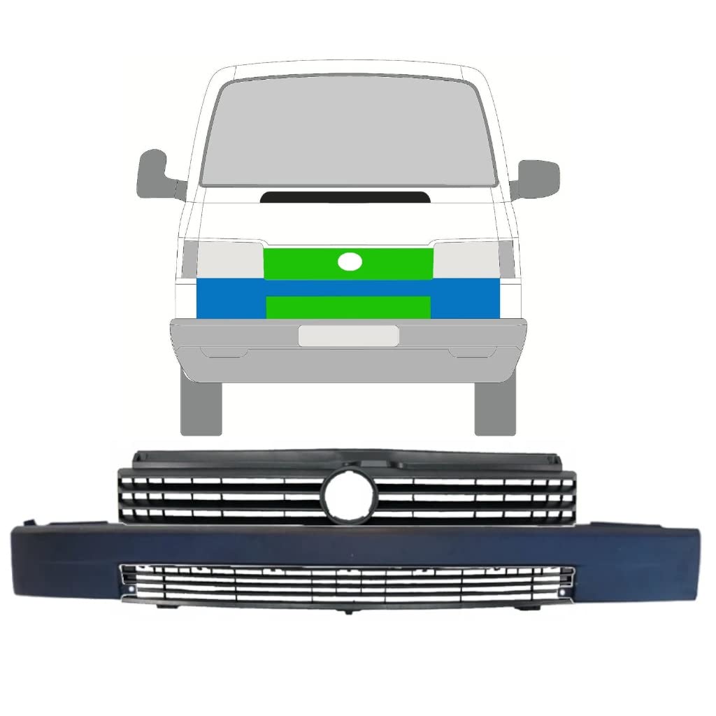 Für Volkswagen T4 1990- Vorne Reflektorstreifen + KÜhlergrill Für Volkswagen T4 1990- Vorne Reflektorstreifen + KÜhlergrill von Generic
