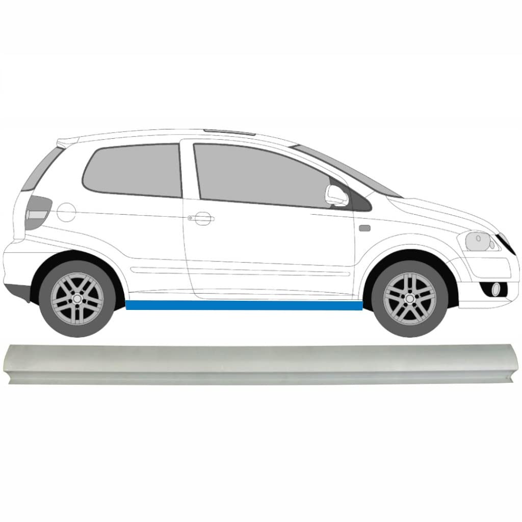 Für Vw Fox 2005- Schweller Reparaturblech / Rechts = Links Für Vw Fox 2005- Schweller Reparaturblech / Rechts = Links von Generic