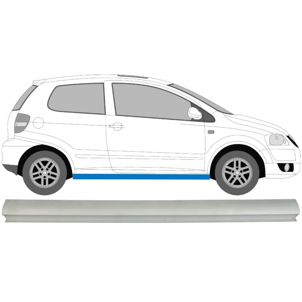 Für Vw Fox 2005- Schweller Reparaturblech / Rechts = Links von Generic