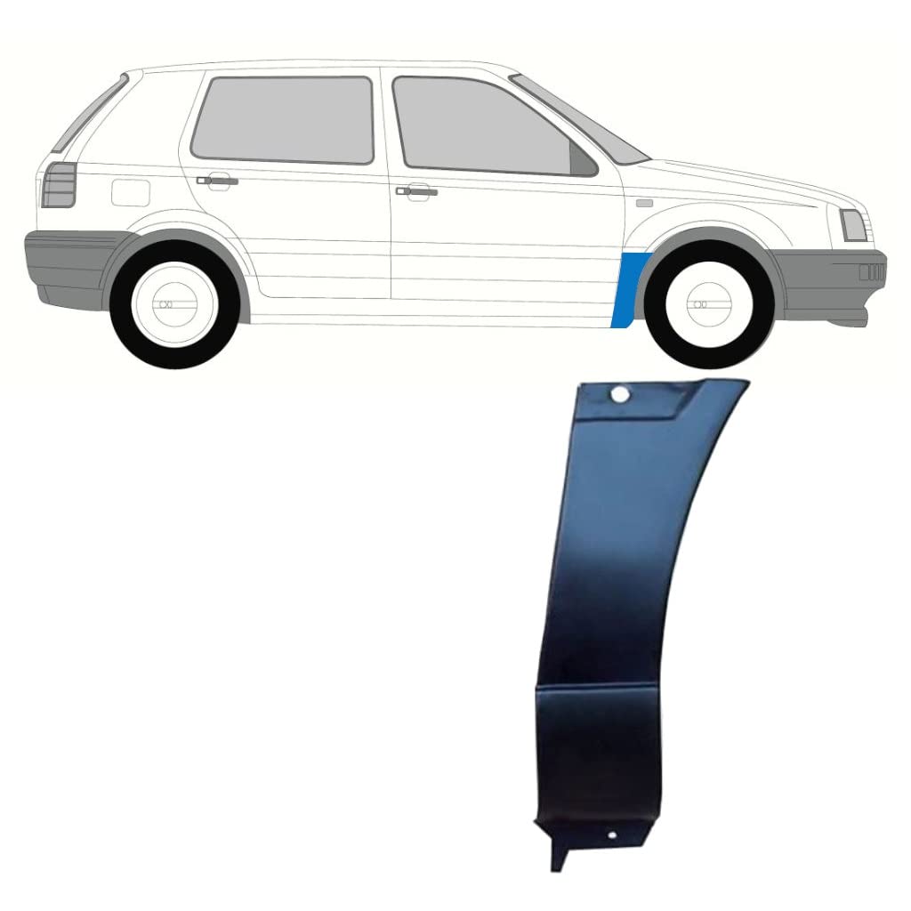 Für Vw Golf 3 1991-1998 Vorne KotflÜgel Reparaturblech / Rechts von Generic