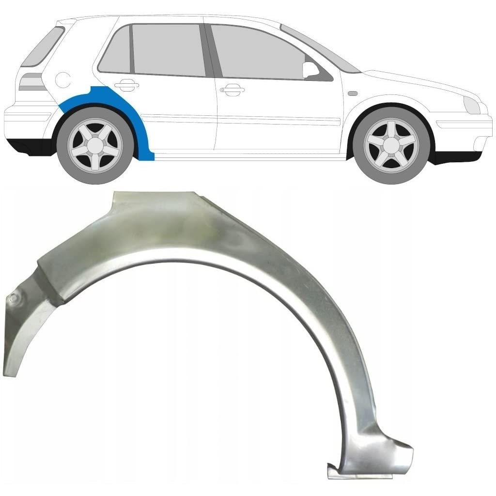 Für Vw Golf 4 1997-5 Tür Radlauf Reparaturblech/Rechts Für Vw Golf 4 1997-5 Tür Radlauf Reparaturblech/Rechts von Generic