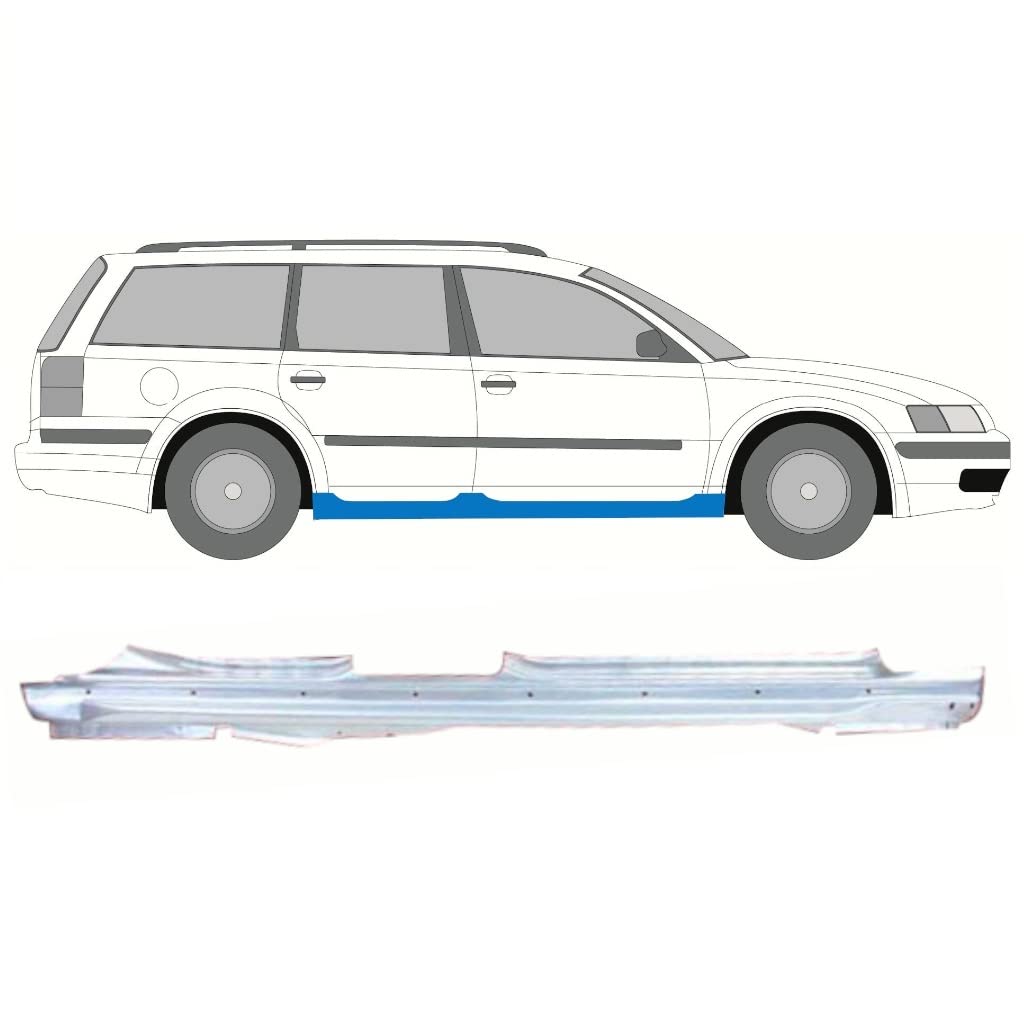 Für Vw Passat B5 1996-2005 Voll Schweller Reparaturblech/Rechts Für Vw Passat B5 1996-2005 Voll Schweller Reparaturblech/Rechts von Generic