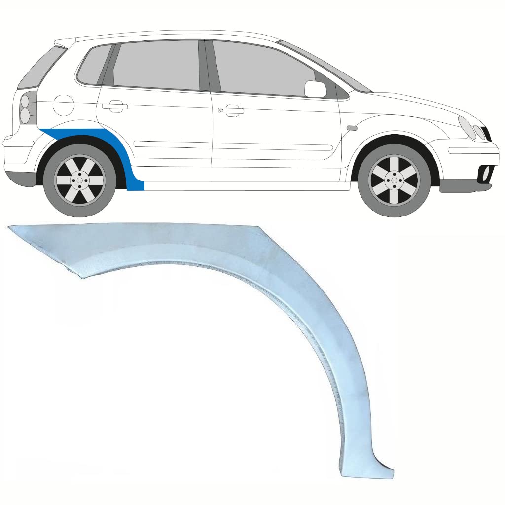 Für Vw Polo 2001-2009 Radlauf Reparaturblech/Rechts Für Vw Polo 2001-2009 Radlauf Reparaturblech/Rechts von Generic