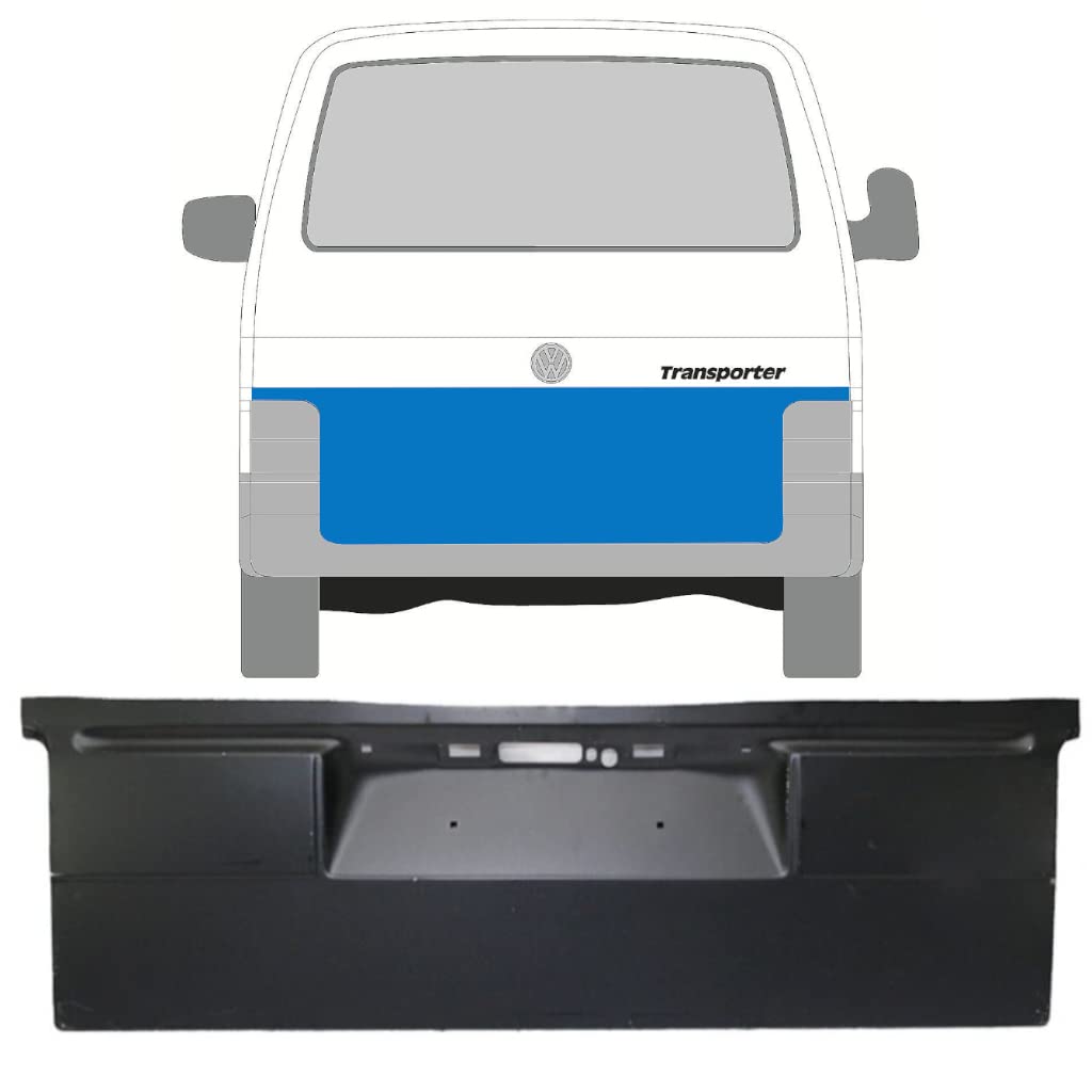 Polcar Für VW T4 1990-2003 Hinten Tür Reparaturblech aus Stahl in Schwarz Polcar Für VW T4 1990-2003 Hinten Tür Reparaturblech aus Stahl in Schwarz von Generic