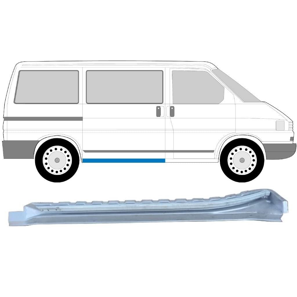 Polcar Für VW T4 1990-2003 Reparaturblech Schweller Rechts, Stahl Polcar Für VW T4 1990-2003 Reparaturblech Schweller Rechts, Stahl von Generic
