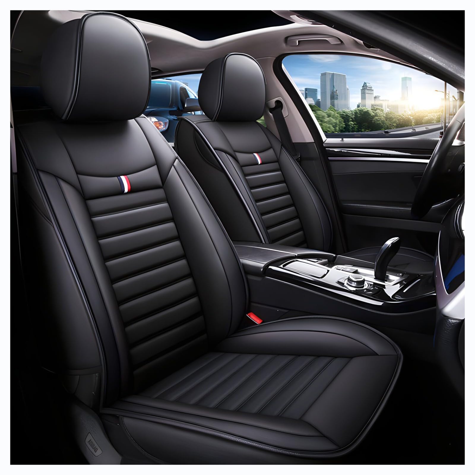 Full Set Auto Sitzbezüge für op𝙚l Vectra C GTS Hatchback(2002-2009),Weich und Abriebfest,saubere Verarbeitung,leicht zu pflegen,strapazierfähig und langlebig,wasserdicht,leicht zu reinigen von Generic