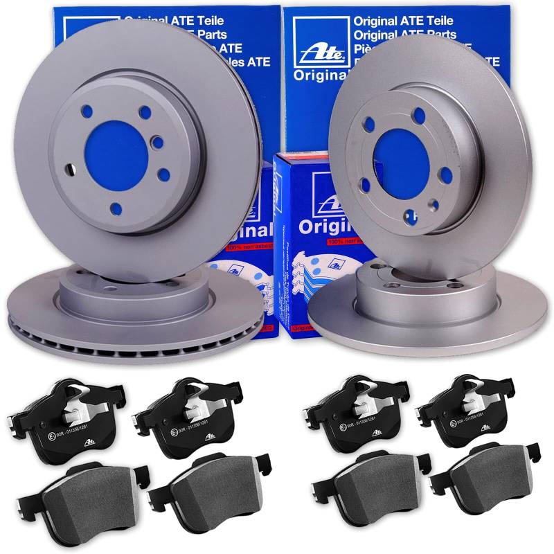 Generic ATE Bremsscheiben + Beläge vorne + hinten passend für KADJAR von Generic