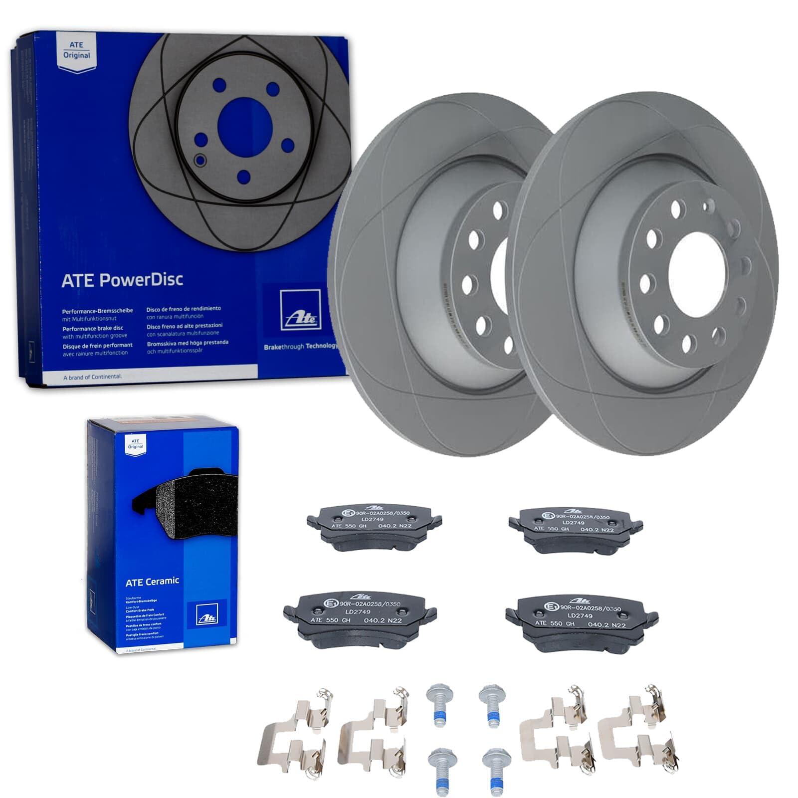 Generic ATE Bremsscheiben 256mm + CERAMIC Beläge vorne passend für Opel Astra G Generic ATE Bremsscheiben 256mm + CERAMIC Beläge vorne passend für Opel Astra G von Generic