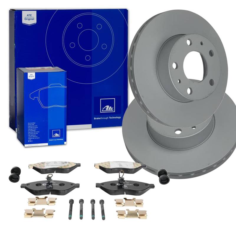 Generic ATE Bremsscheiben 280mm + Beläge vorne passend für Fiat Ducato + Boxer + Jumper von Generic