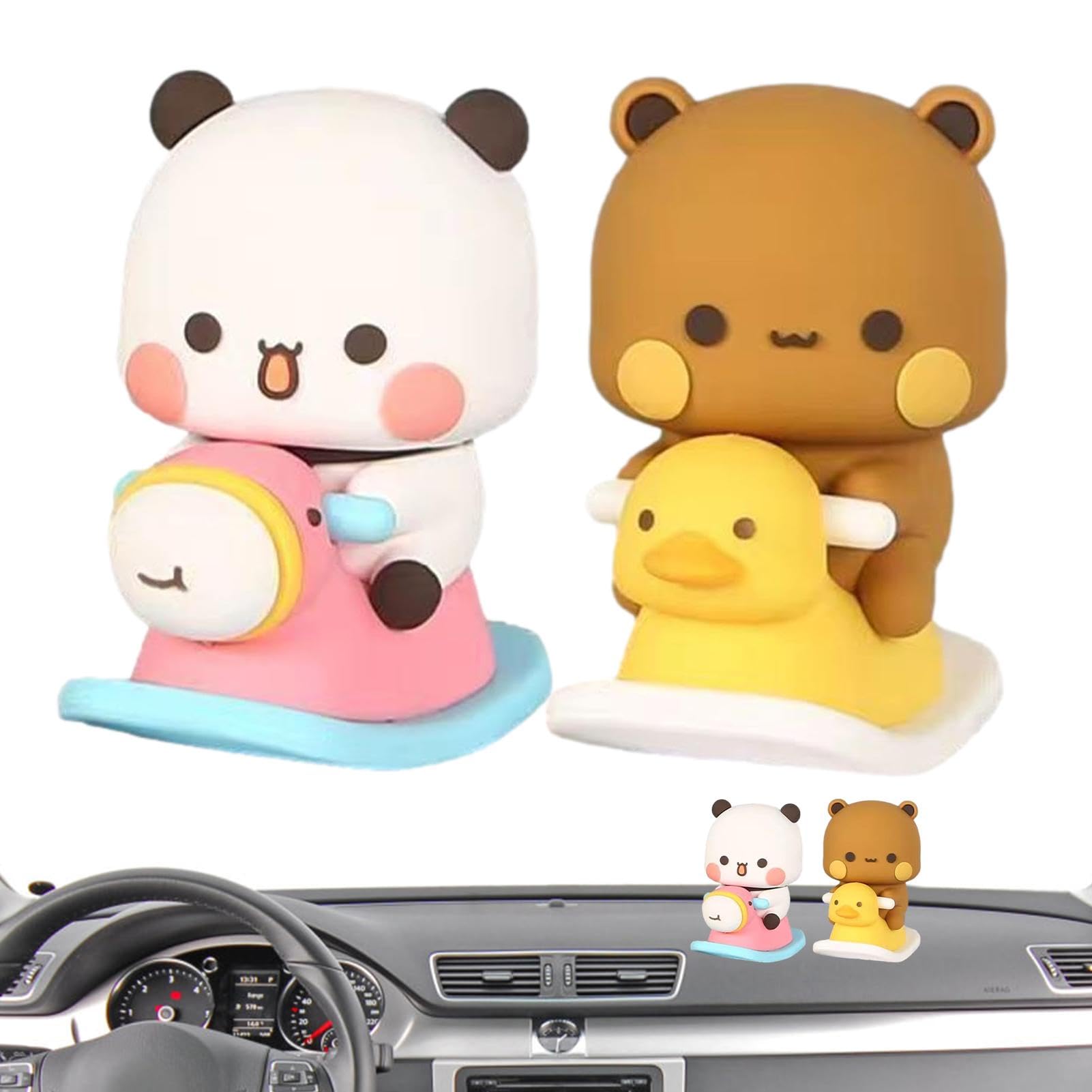 Generic Bubu Dudu Wackelfigur, Panda Bär Kawaii Auto Deko Ornament, Bubu Dudu Wackelfigur Auto Deko Innenraum, Bubu Dudu Kuscheltier, Für Feiertage, Familienausflüge, 3,8x6,6cm, LJ0V5835BQ08S3ZL0 Generic Bubu Dudu Wackelfigur, Panda Bär Kawaii Auto Deko Ornament, Bubu Dudu Wackelfigur Auto Deko Innenraum, Bubu Dudu Kuscheltier, Für Feiertage, Familienausflüge, 3,8x6,6cm, LJ0V5835BQ08S3ZL0 von Generic
