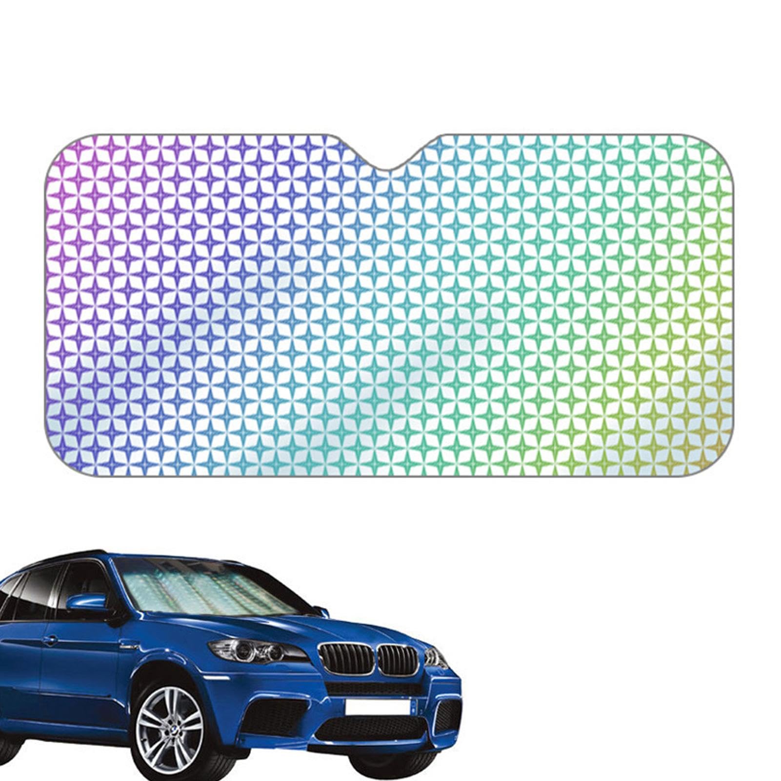 Generic Sonnenschutz Auto, 130x60cm Faltbare Sonnenblende Auto Frontscheibe, Verdickte Car Sun Shade, Autoscheiben Sonnenschutz, Uv Schutz Sonnenschutz Auto Frontscheibe, Autozubehör, JH0PE5DTHQ6TUUST Generic Sonnenschutz Auto, 130x60cm Faltbare Sonnenblende Auto Frontscheibe, Verdickte Car Sun Shade, Autoscheiben Sonnenschutz, Uv Schutz Sonnenschutz Auto Frontscheibe, Autozubehör, JH0PE5DTHQ6TUUST von Generic
