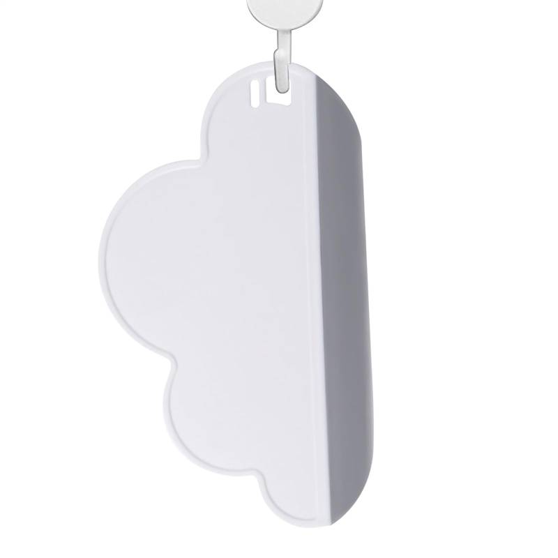 Glaswischer - Wolkenform Duschkreiber, Kompakter Spiegelwischer Mit Hangloch | Badezimmer -Glasreiniger, Mehrzweck -Scheibenwischer Für Duschtüren, Küchenspüle Und Waschraum. Glaswischer von Generic