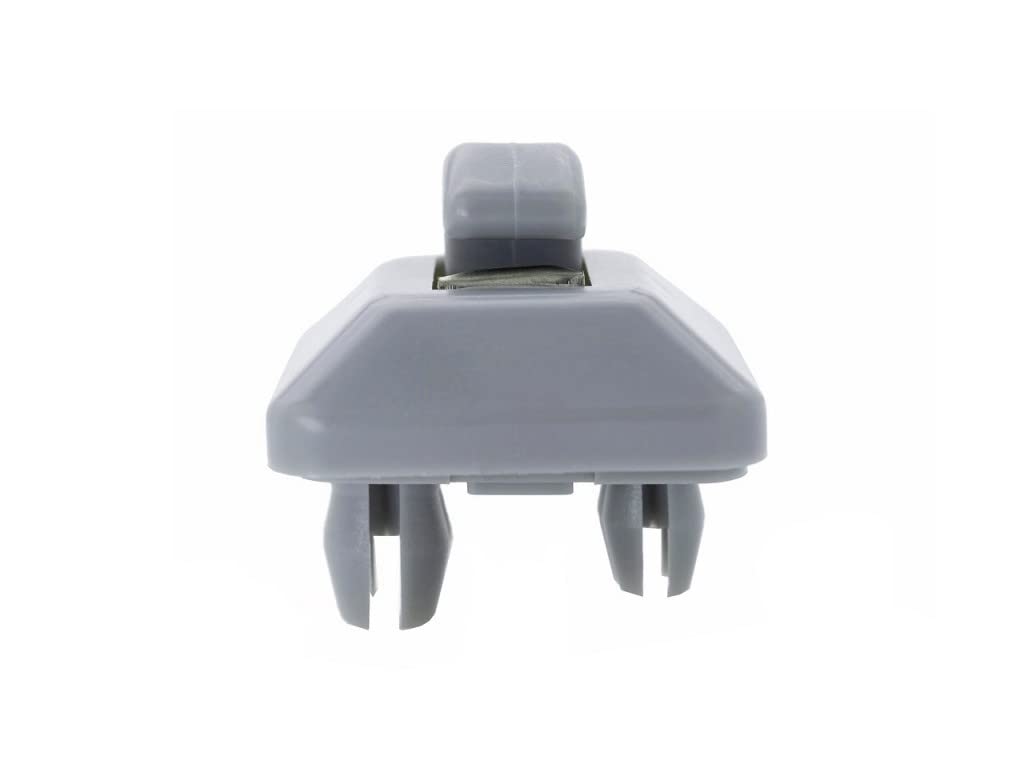 Generic Grauer Sonnenblenden-Clip für Audi A1 8X, A3 8P, A4 B6, B7, B8, A5 8T, Q3 8U, Q5 8R, TT 8J, Seat Exeo von Generic