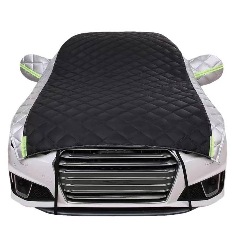 Hagelsichere Autoabdeckung Für Mini Cooper 3-Doors 2000-2022 | wasserdichte, Staubdichte Und Kratzfeste Hagelschutzplane Für Den Außenbereich(Black - Silver) von Generic