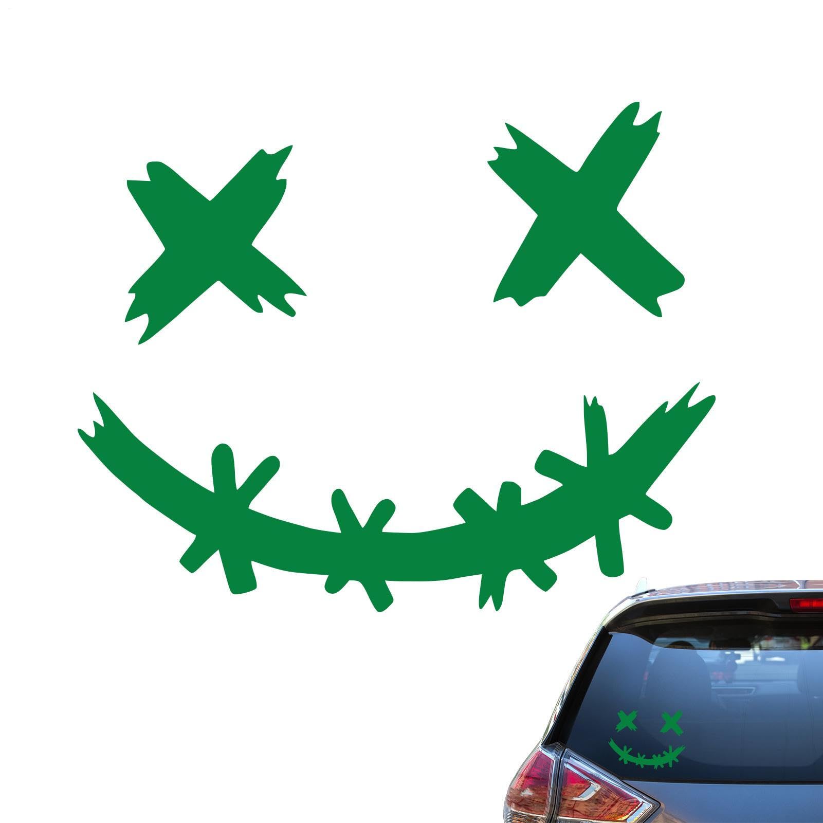 Happy Face Decals - Smile Sticker Für Car Bike Helm, Wasserdichtes Klebstoff | Lebendiges Lächeln Dekorative Gesichtsaufkleber Für Elektrofahrradmotorbike Roller -Reisen -Sicherheitsausrüstung Outdoor Happy Face Decals - Smile Sticker Für Car Bike Helm, Wasserdichtes Klebstoff | Lebendiges Lächeln Dekorative Gesichtsaufkleber Für Elektrofahrradmotorbike Roller -Reisen -Sicherheitsausrüstung Outdoor von Generic