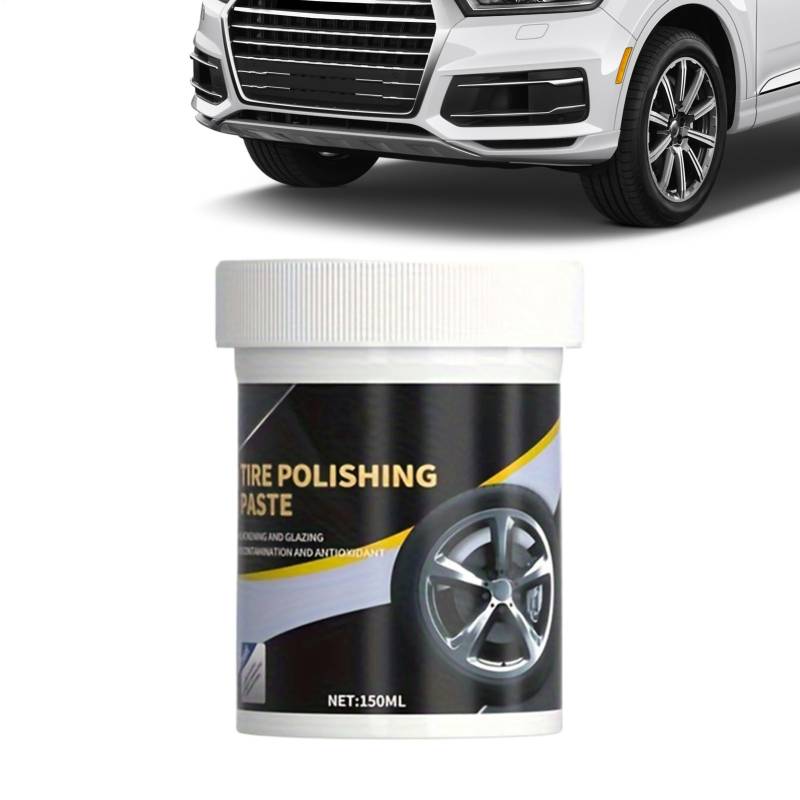 Helle Reifen Finish -LKW -Reifenwachs -Reinigung Gel Blackning Paste Reifen Reinigung Applikator Conditioner Motorrad Hellennacher Reparaturpastehellhellblecher Black Agent Sponge Applicator AUT von Generic