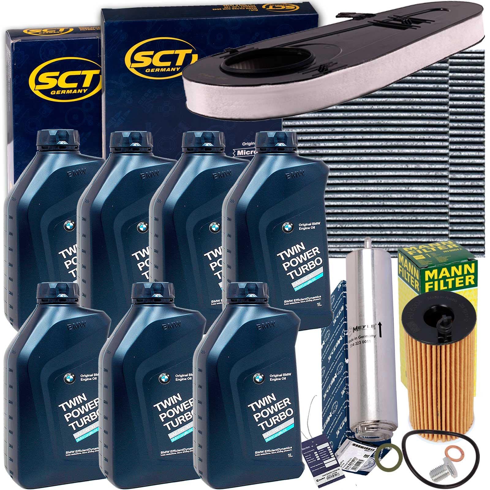 Inspektionspaket Filter und 7l Motoröl 5W-30 passend für 5er F10 F11 Inspektionspaket Filter und 7l Motoröl 5W-30 passend für 5er F10 F11 von Generic