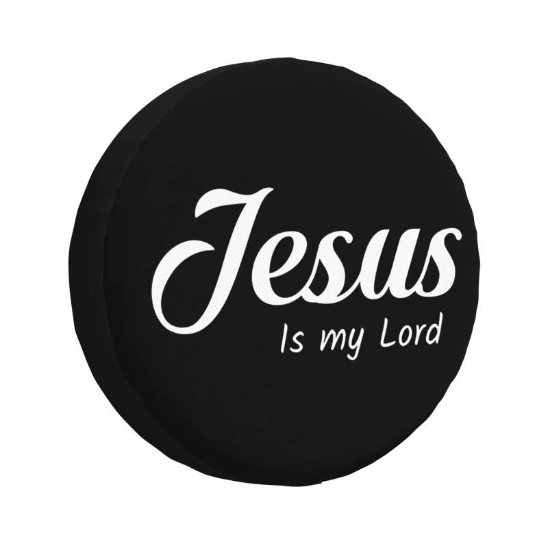 Jesus Ist Der Herr Radreifenabdeckung Wasserdicht Ersatzrad Abdeckung Staubdicht Reifencover Universal Für Wohnmobil Anhänger Rv 16 inch von Generic