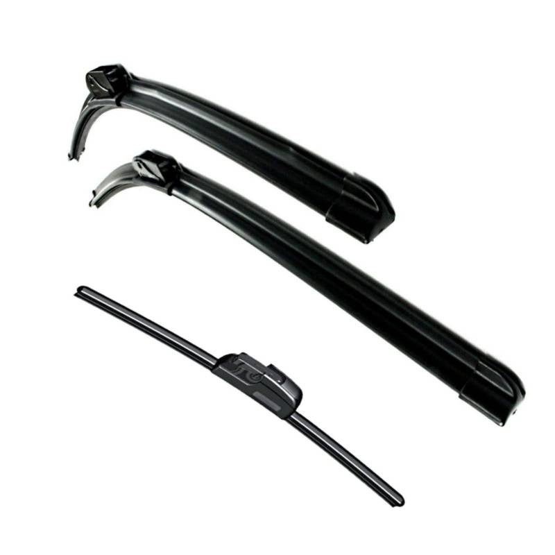 Jurmann Premium Qualität Wischerblätter Set 600/400 + 300 mm - Scheibenwischer Satz für Frontscheibe + Heckscheibe von Generic