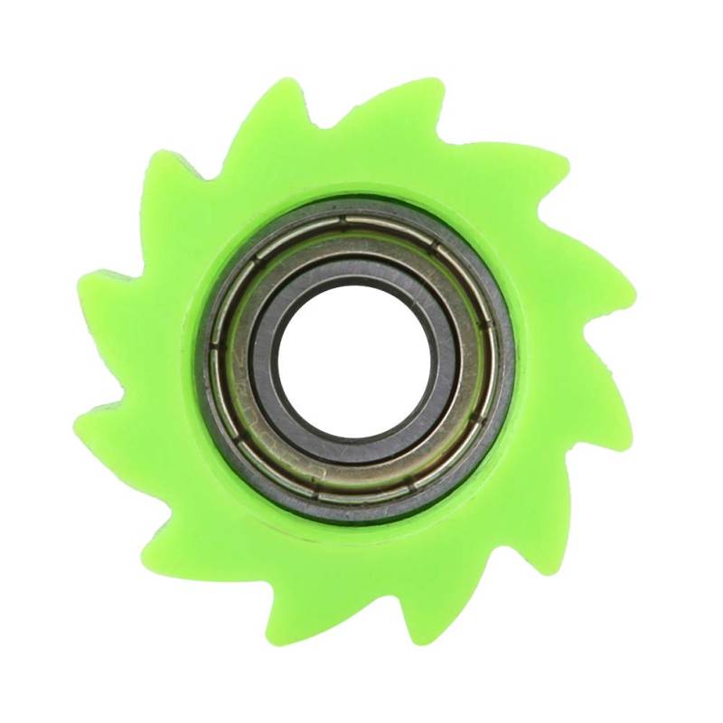 Kettenrollerspanner -Riemenscheibe Leitfaden Langlebige Handwerkskunst KX250F KX450F GREN (Grün) von Generic