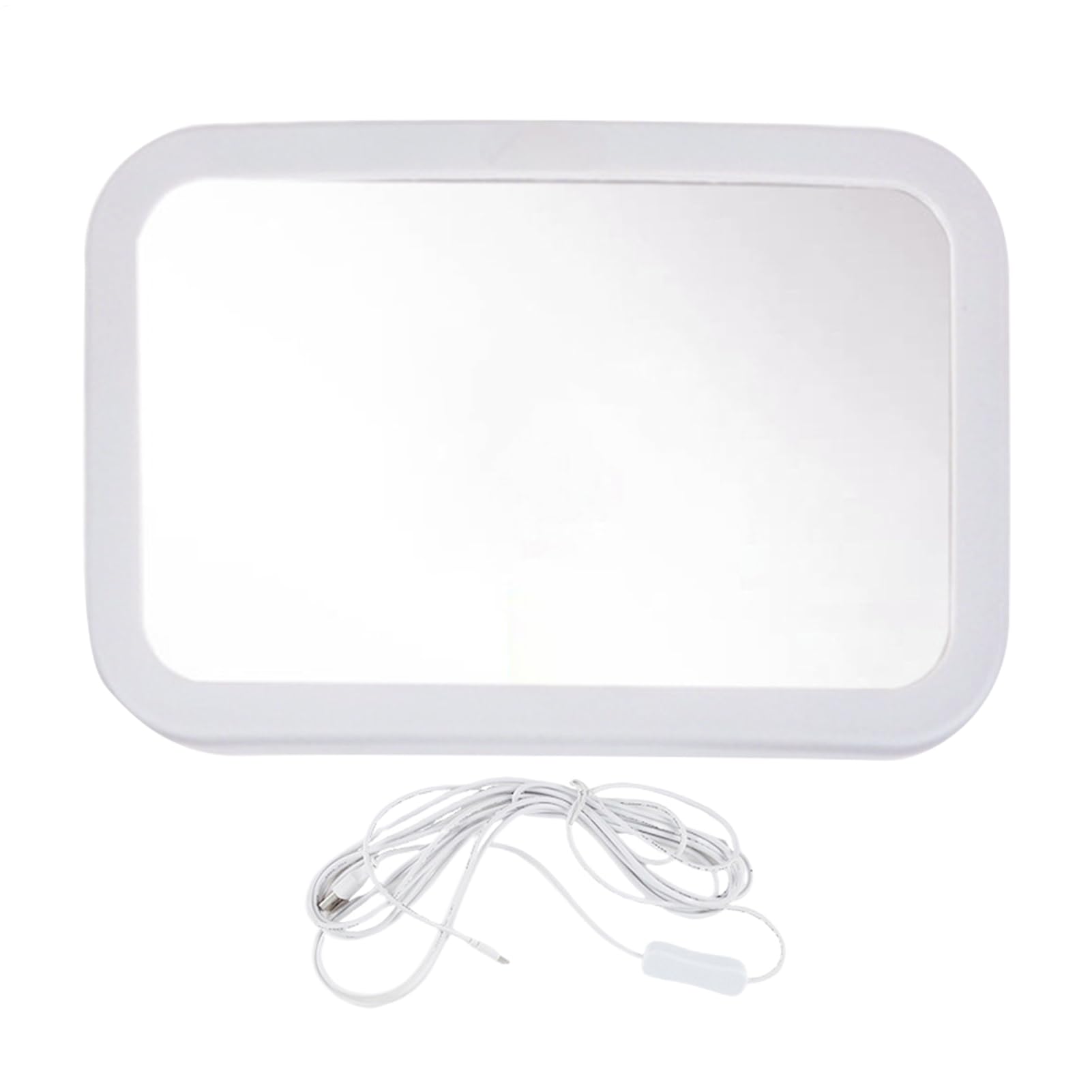 Kinder -Innenarchitektur -Monitor - Spiegel für Autositz hinten | USB Dimmbare Wide View Innenspiegel für Reisen Baby Rücksitz Roadtrip täglich Pendeln von Generic