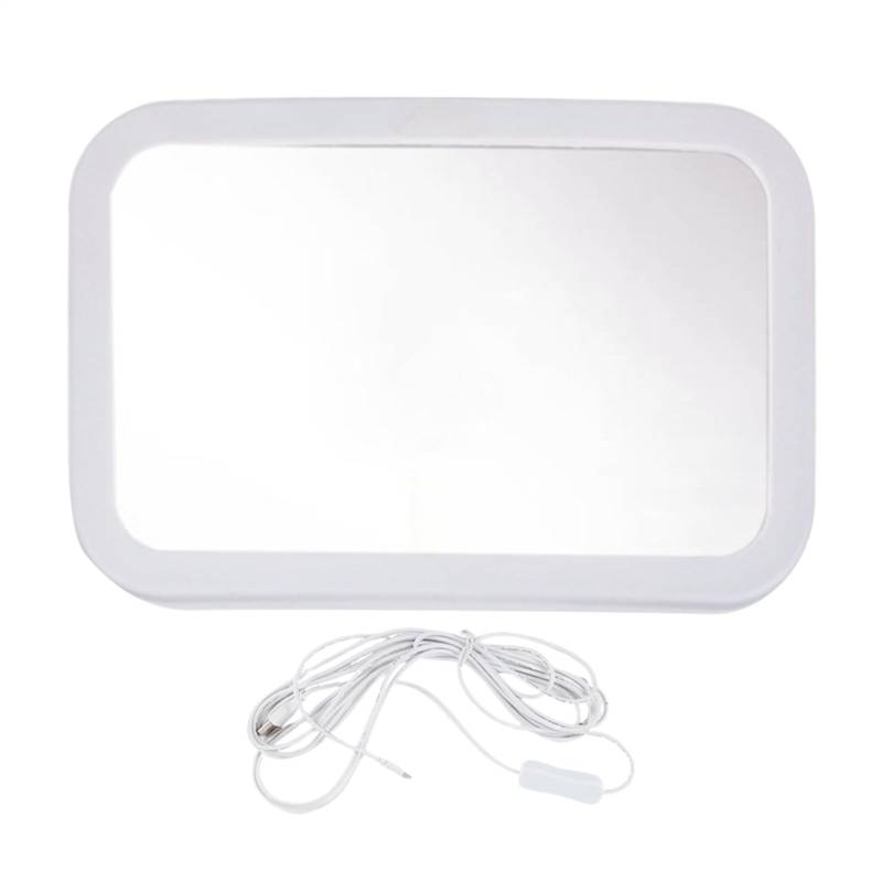 Kinder -Innenarchitektur -Monitor - Spiegel für Autositz hinten | USB Dimmbare Wide View Innenspiegel für Reisen Baby Rücksitz Roadtrip täglich Pendeln von Generic