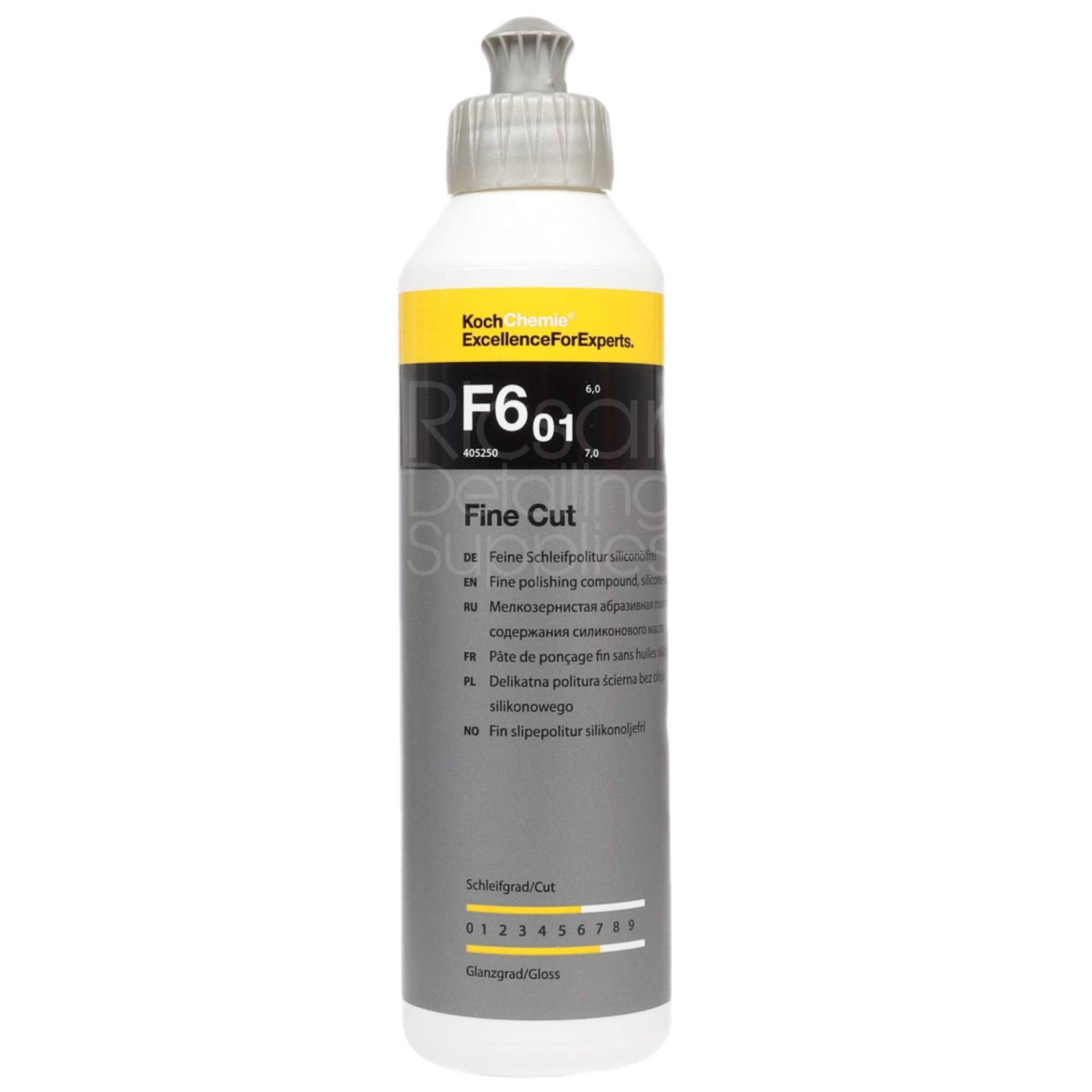 Koch Chemie Fine Cut F6.01 | Feine Schleifpolitur silikonölfrei 250 ml von KOCHCHEMIE