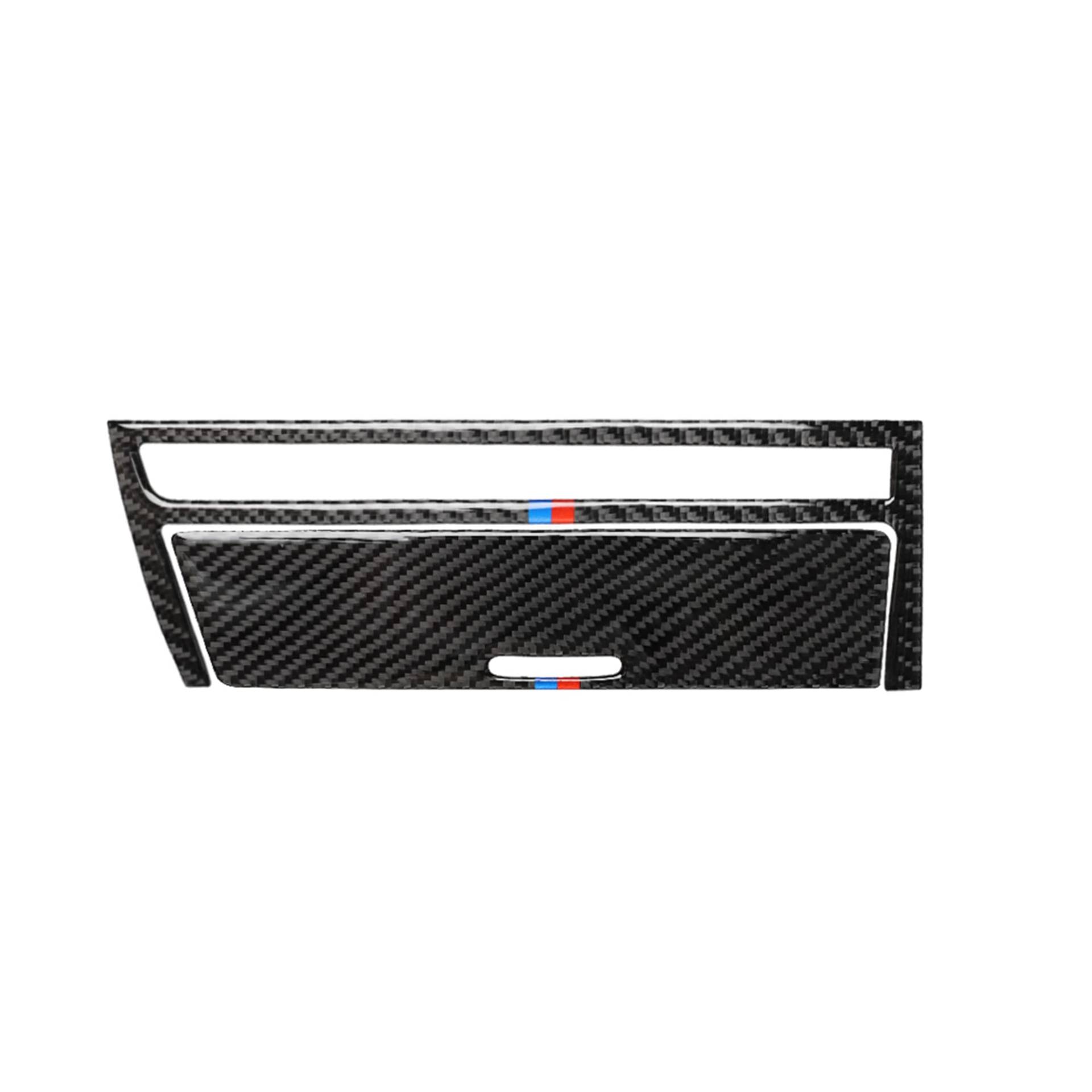 Kohlefaser-Aufkleber, kompatibel mit BMW 3er-Serie E46 1998–2005 (Streifen, Zigarettenanzünder-Panel 06) von Generic