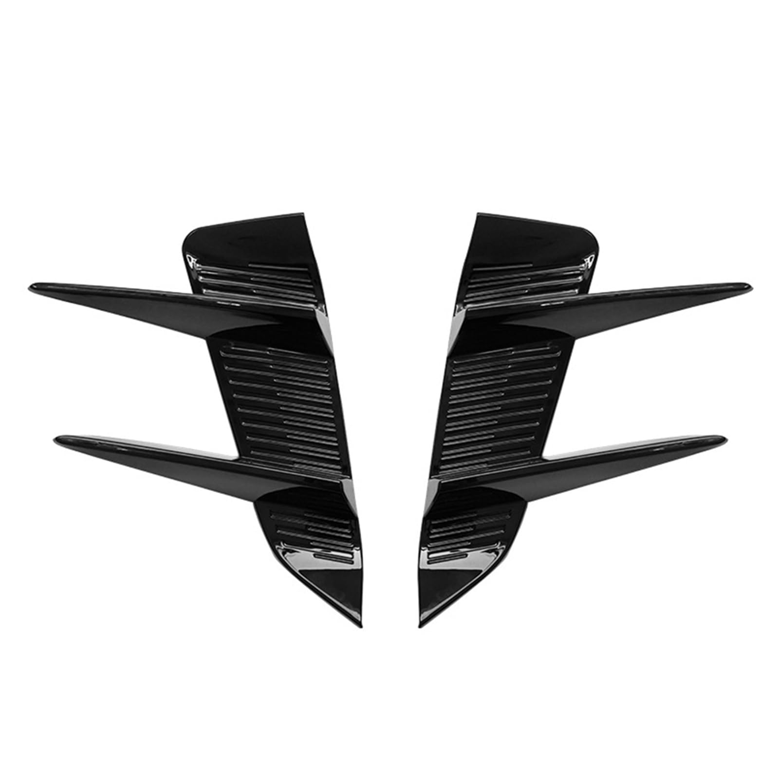 Generic Frontstoßstangen-Spoiler, seitliche Lüftungsschlitz-Verkleidungen für MG4 EV2022-2024, 2 Stück, ABS, wasserabweisend, Dekoration, Zubehör, Schwarz Generic Frontstoßstangen-Spoiler, seitliche Lüftungsschlitz-Verkleidungen für MG4 EV2022-2024, 2 Stück, ABS, wasserabweisend, Dekoration, Zubehör, Schwarz von Generic