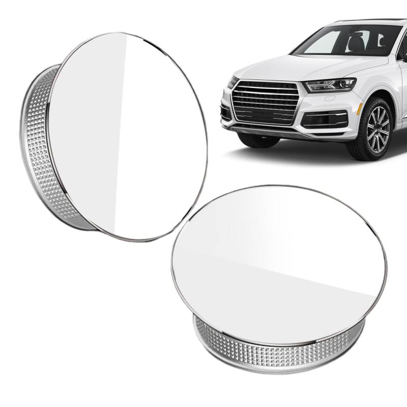 Konvexer Spiegel, konvexer Spiegel, 2 x breiter Seitenspiegel für Auto - 360 Grad verstellbarer Saugbecher High Definition Auto-Umkehrung außen au von Generic