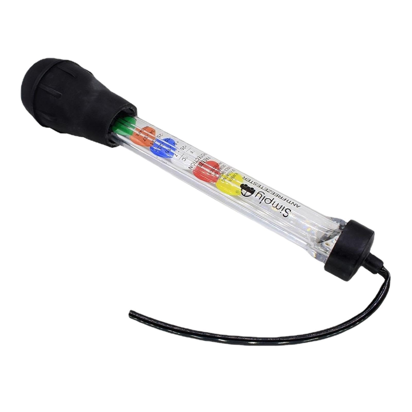 Kühlmitteltester – Frostschutz-Gummi-Kühlmitteltester, tragbarer Hydrometer-Frostschutztester | Schnelltest-Kühlmitteltester für Automotoren, Kfz-Tester zur Überprüfung des Gefrierpunkts Kühlmitteltester – Frostschutz-Gummi-Kühlmitteltester, tragbarer Hydrometer-Frostschutztester | Schnelltest-Kühlmitteltester für Automotoren, Kfz-Tester zur Überprüfung des Gefrierpunkts von Generic