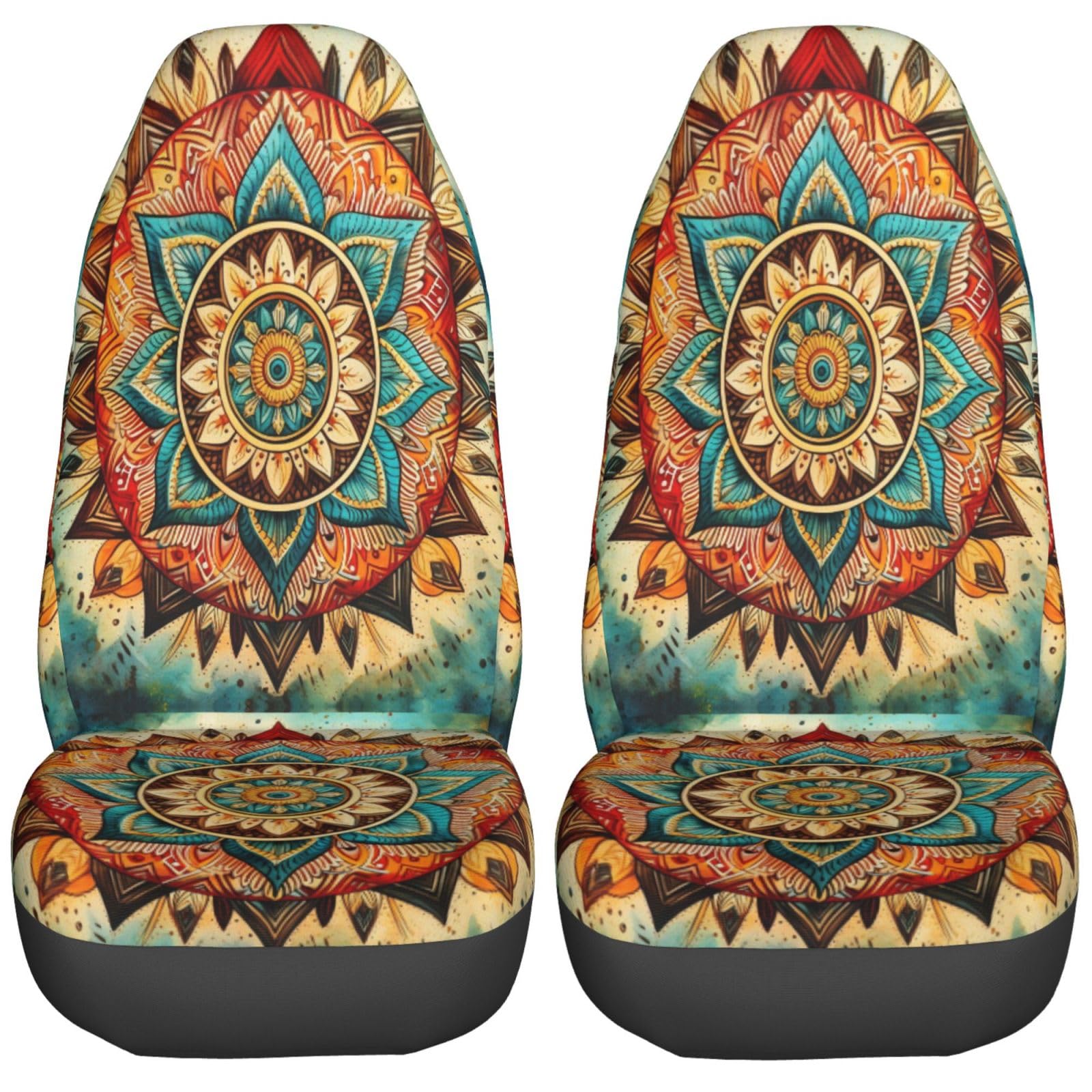 LKWs,Autos Armlehnen Bezüge Boho Mandala Ethnisch Böhmisch Universal Fit All-in-One-Autositzbezug für Wohnmobil,Haustiertransport,Daily Commute LKWs,Autos Armlehnen Bezüge Boho Mandala Ethnisch Böhmisch Universal Fit All-in-One-Autositzbezug für Wohnmobil,Haustiertransport,Daily Commute von Generic