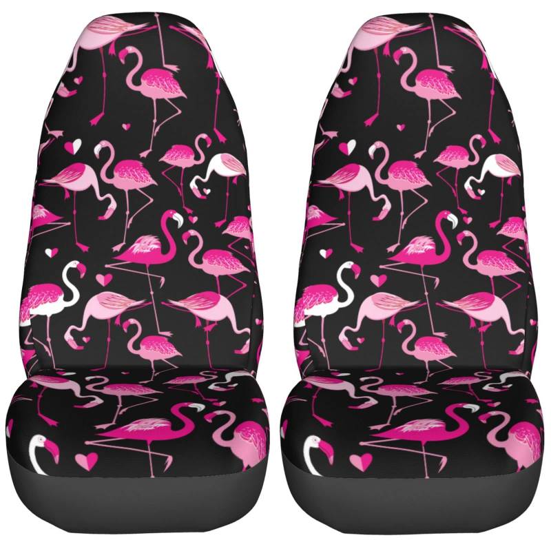 LKWs,Autos Armlehnen Bezüge Rosa Flamingo-Tier Elastischer Schalensitzbezug für Daily Commute,Sportaktivitäten,Haustiertransport von Generic