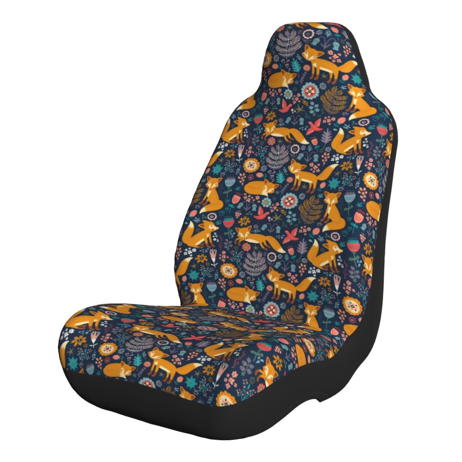 LKWs,Autos Autositzbezüge Blumen Autumn Blätter Fuchs Muster Bequemes Polyestergewebe Sitzgurt-Polster für Haustierbesitzer,Frauen,Damen LKWs,Autos Autositzbezüge Blumen Autumn Blätter Fuchs Muster Bequemes Polyestergewebe Sitzgurt-Polster für Haustierbesitzer,Frauen,Damen von Generic
