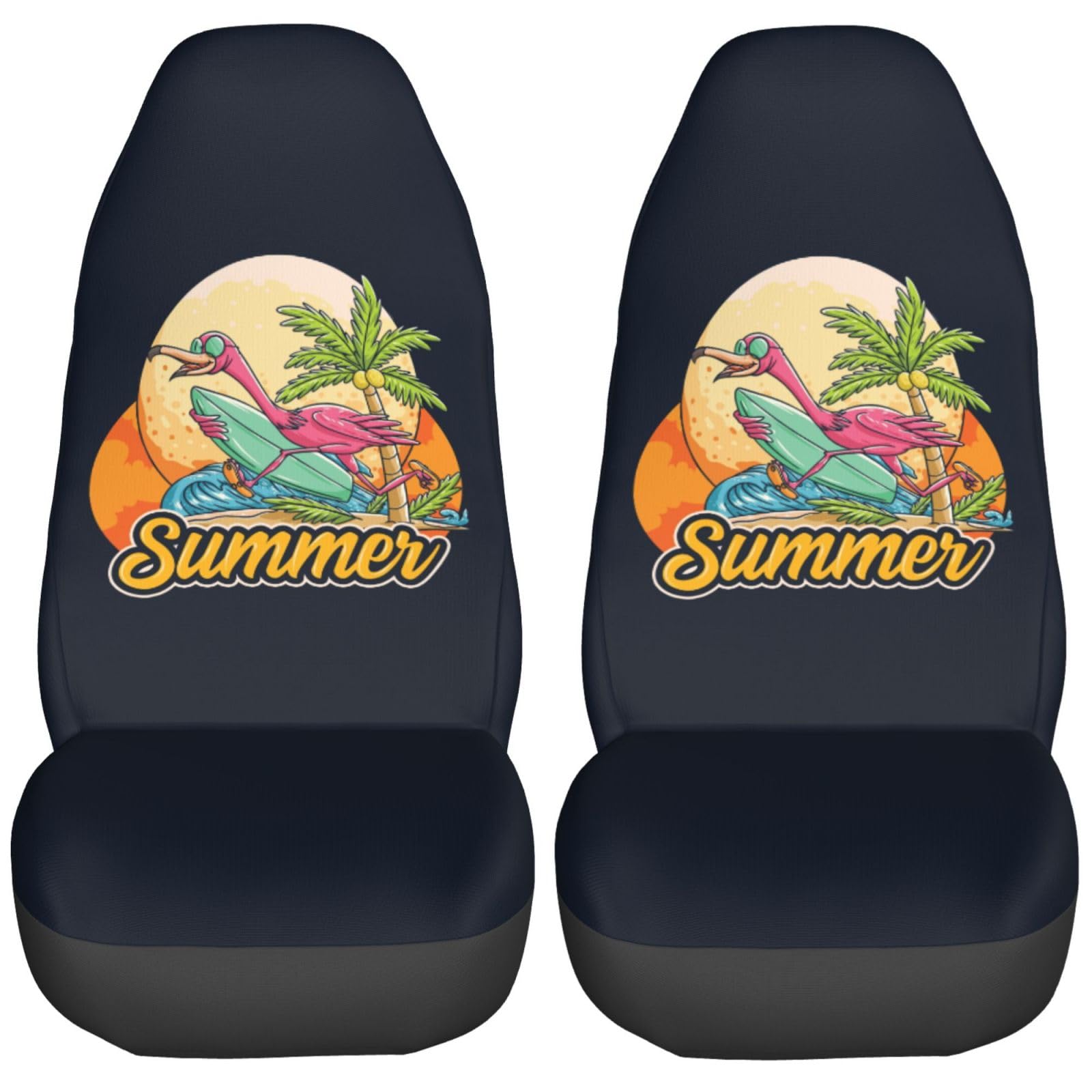 LKWs,Autos Autositzbezüge Flamingo Surfing Beach Wasserdicht Lenkrad-Abdeckung für Luxusinterieur-Sucher,Frauen,Wohnmobil LKWs,Autos Autositzbezüge Flamingo Surfing Beach Wasserdicht Lenkrad-Abdeckung für Luxusinterieur-Sucher,Frauen,Wohnmobil von Generic