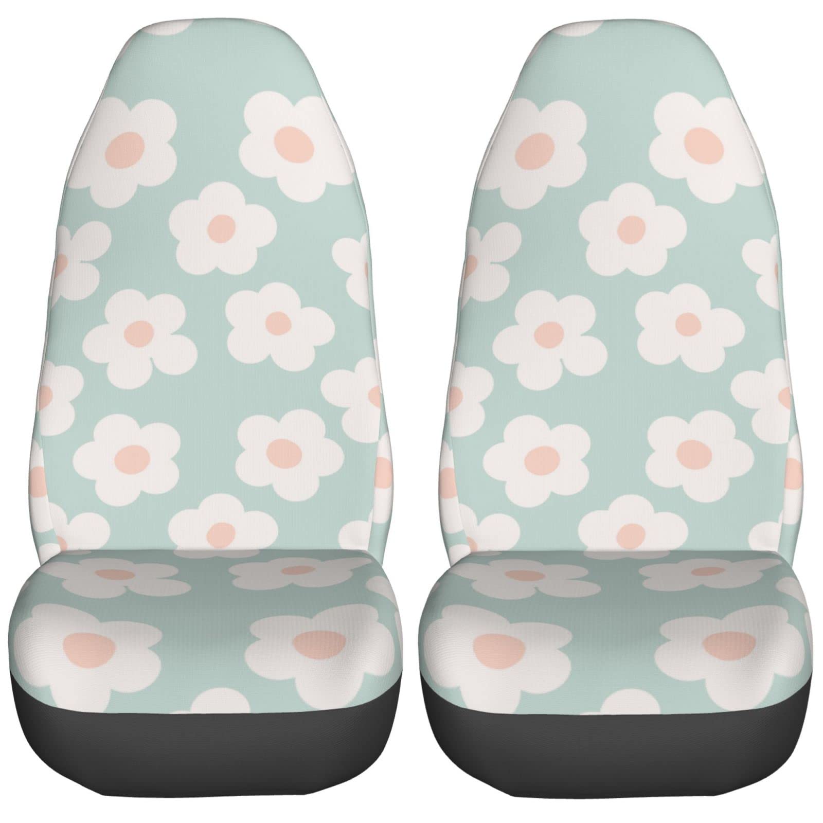 LKWs,SUVs,Autositzbezüge Vintage groovige Blumen Niedliches Sitzbezug Matte für Wohnmobil,Outdoor,Wohnmobil-Besitzer LKWs,SUVs,Autositzbezüge Vintage groovige Blumen Niedliches Sitzbezug Matte für Wohnmobil,Outdoor,Wohnmobil-Besitzer von Generic
