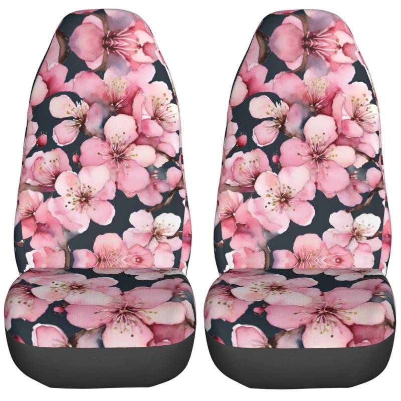 LKWs,SUVs,Sitzschoner Rosa Aquarell Kirschblüten Wasserdicht Lenkrad-Abdeckung für Wohnmobil,Haustierbesitzer,Outdoor von Generic