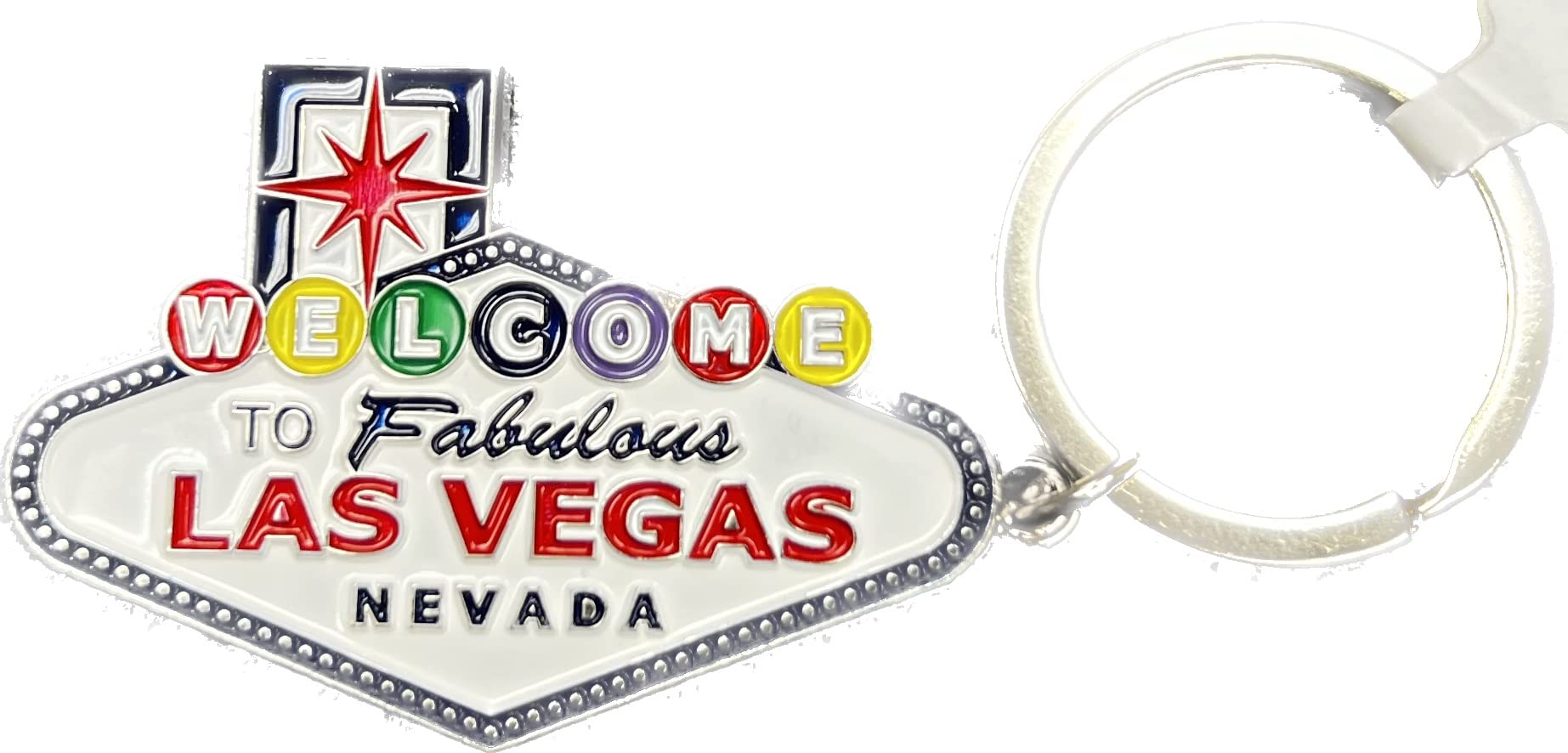 Las Vegas Schild Regenbogen Schlüsselanhänger, Mehrfarbig, 3 inches Las Vegas Schild Regenbogen Schlüsselanhänger, Mehrfarbig, 3 inches von Generic
