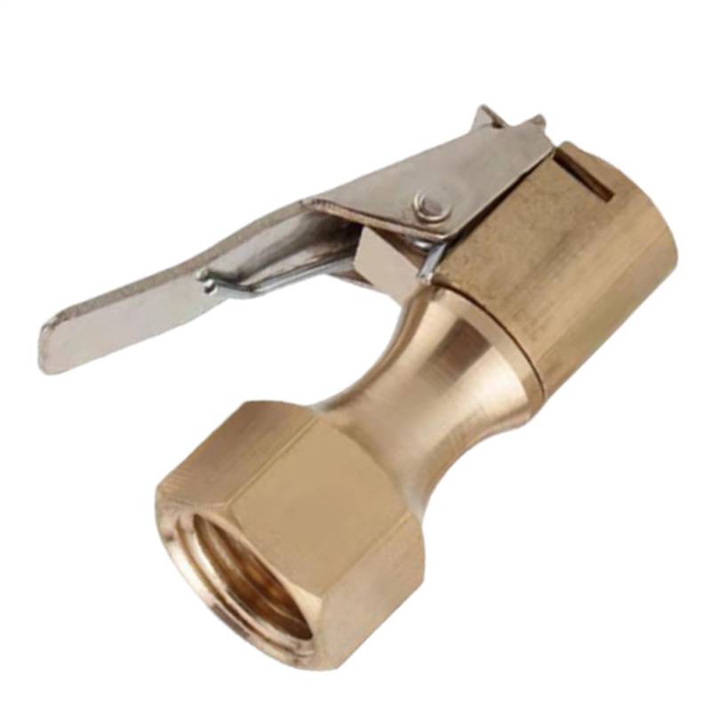 Locking Air Chuck - Hochleistungskupferreifen Inflator -Chuck, 1/4 Luftdüse Inflator | Abnehmbare Reifenluftdüse für Auto, LKW, Luftkompressor -Reifen -Inflator -Ansatz für Automobile, Hochleistu von Generic