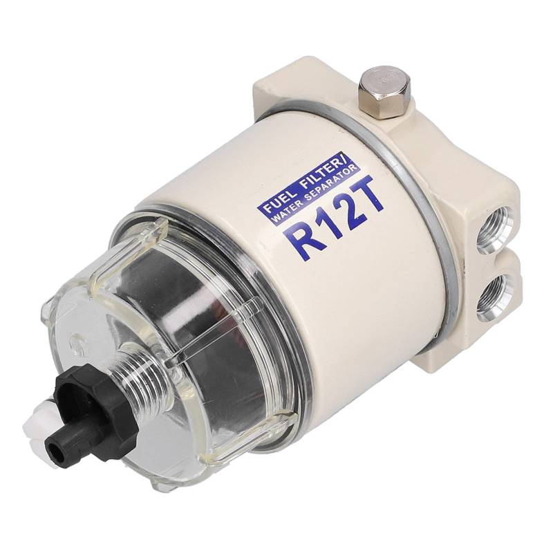 Marine Spinon Kraftstofffilter Wasserabscheider Sauber 30gph Fließgeschwindigkeit Selfdenting Drain R12T 121R12T Ersatz Marine von Generic