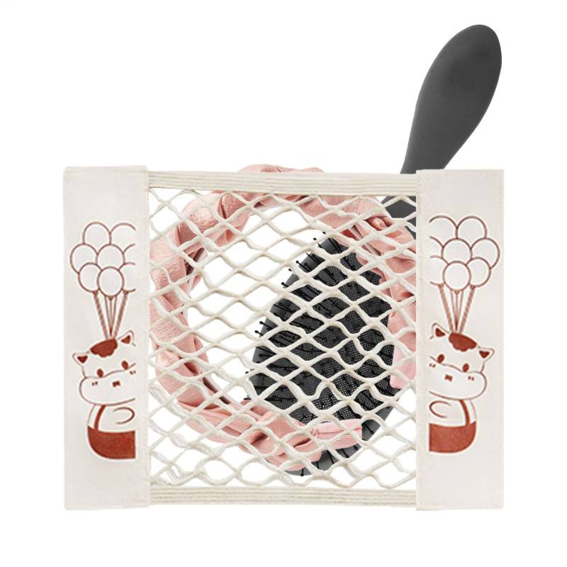 Mesh Crocery Bag - Mesh Corrocery Bag Spender, Klebstoff -Wand -Müllbeutel Organizer | Müllsacklagerschrank -Nettospender, Haushaltsorganisator wiederverwendbarer Beutel Organizer für zu Hause von Generic