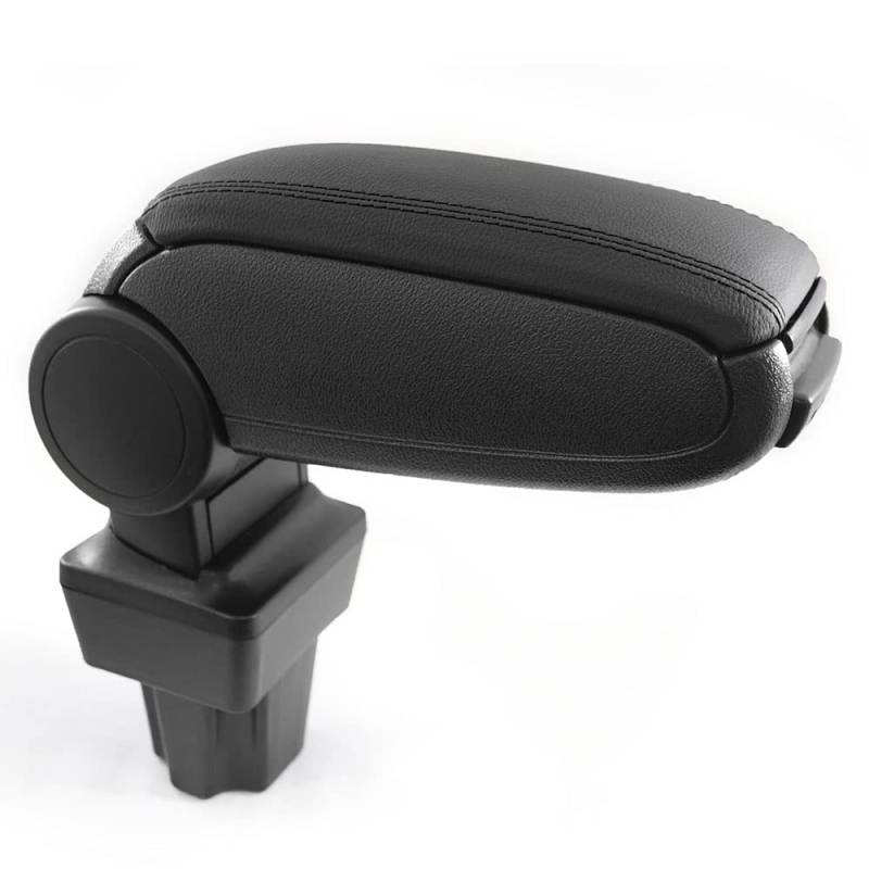 Mittelarmlehne Armlehne Konsole Mittelkonsole Auto Für Astra G 98-04 Aufbewahrungsbox Kunst Leder Schwarz von Generic