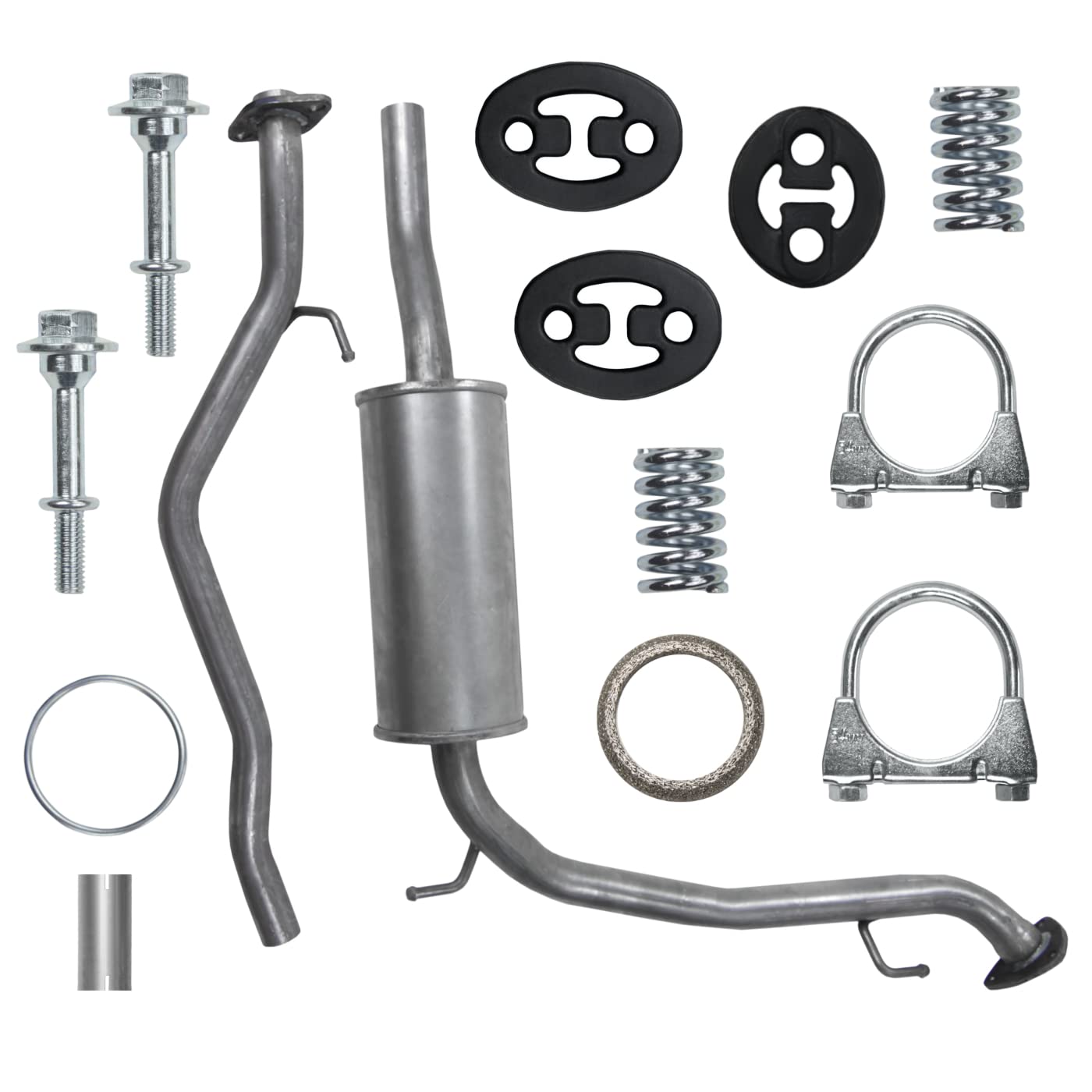 Mitteltopf Auspuff Mittelschalldämpfer für Honda Jazz 2 II GD/GE Schrägheck 1.2 1.4 Mitteltopf Auspuff Mittelschalldämpfer für Honda Jazz 2 II GD/GE Schrägheck 1.2 1.4 von Generic