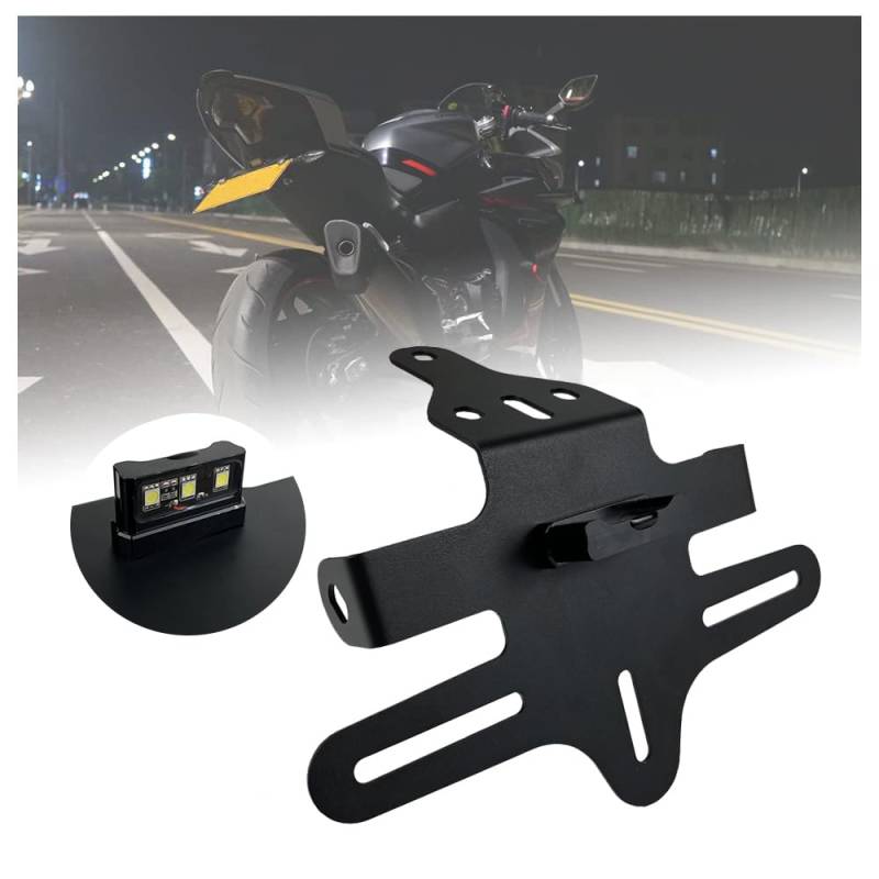 Motorrad Kennzeichenhalter Rücklicht Halterung Ordentlich Fender Eliminator für CFMOT 450SR CF Moto 450 SR CF450SR Zubehör von Generic