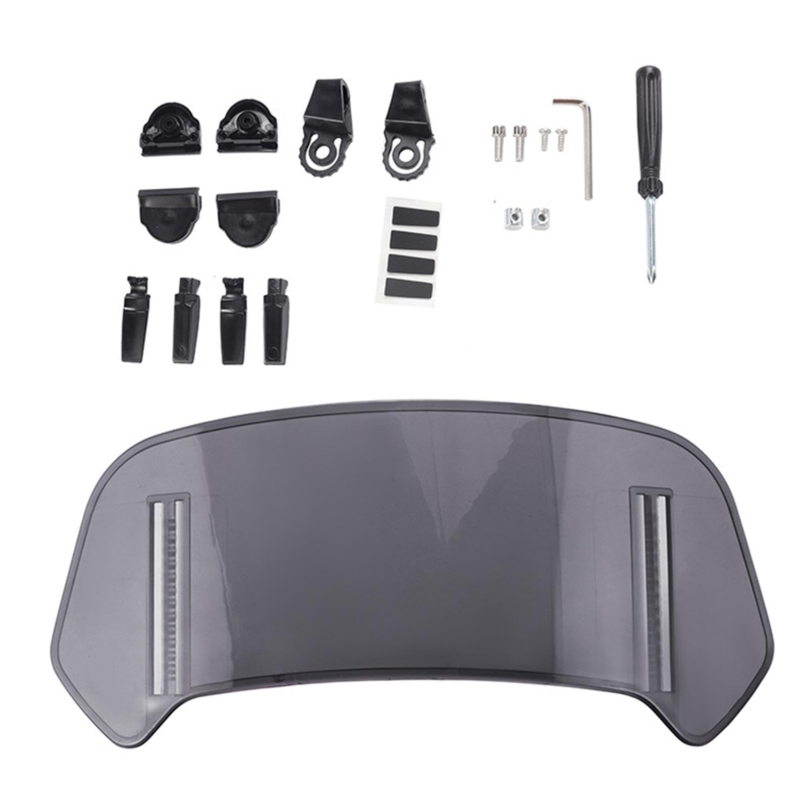 Motorrad-Windschutzscheiben-Verlängerung, erhöhter Windschutzscheiben-Spoiler – Motorrad-Luftabweiser für die meisten Motorrad-Schmutz-Rennen Motorrad-Windschutzscheiben-Verlängerung, erhöhter Windschutzscheiben-Spoiler – Motorrad-Luftabweiser für die meisten Motorrad-Schmutz-Rennen von Generic
