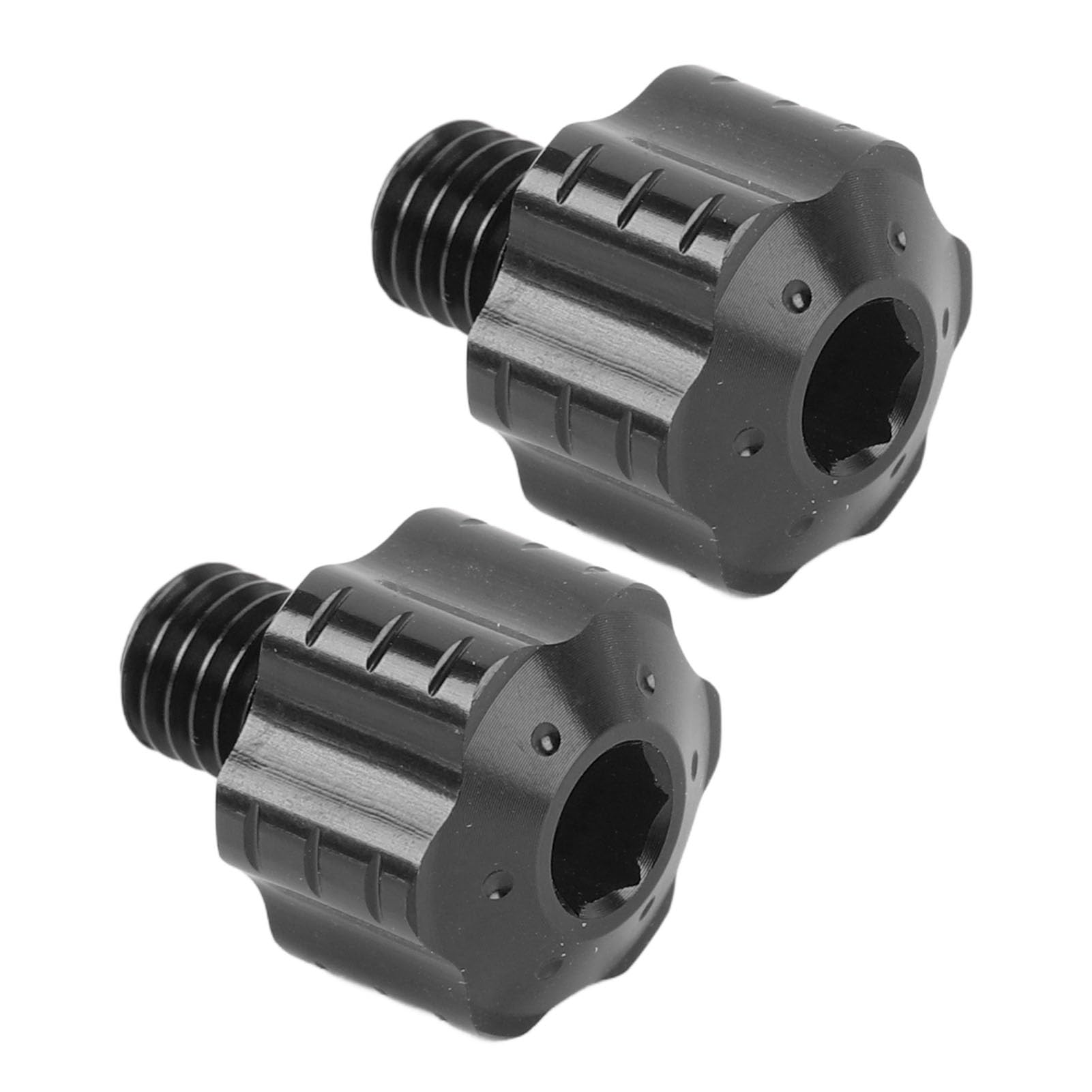 Motorradspiegel -Lochschraube, Aluminium -Rückspiegelstecker mit der Linken Hand für das Rückspiegelloch für die Rückspiegelstütze (BLACK) von Generic