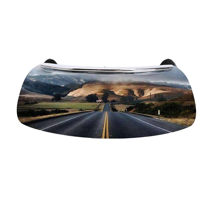 Motorradspiegel-Motorrad Ultra-weite Winkelspiegel, 180 ° Weitwinkel breit | Sichtfeld universeller Vollansicht Blind Panoramabkehr Spiegel 180 Grad Reflektor von Generic