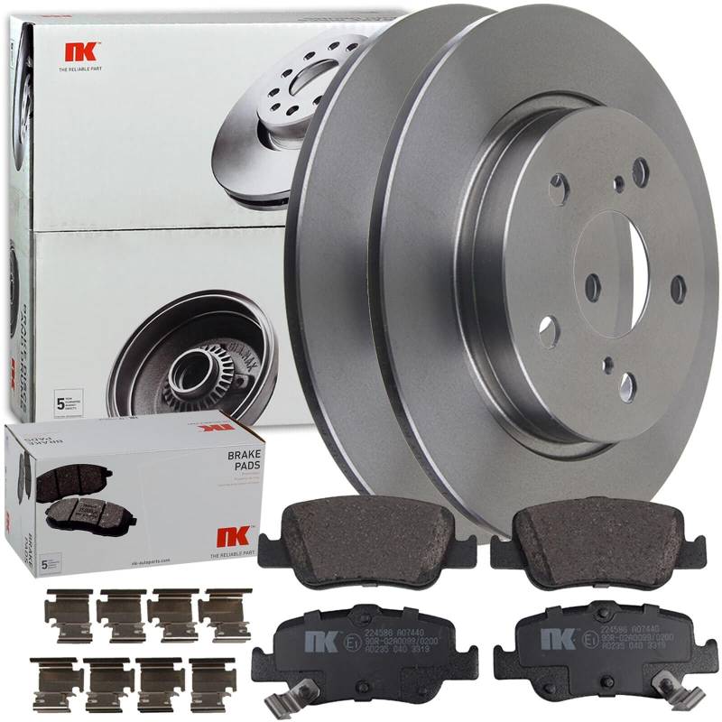 NK Bremsscheiben 270mm + Beläge hinten passend für Auris E15 E18 von Generic