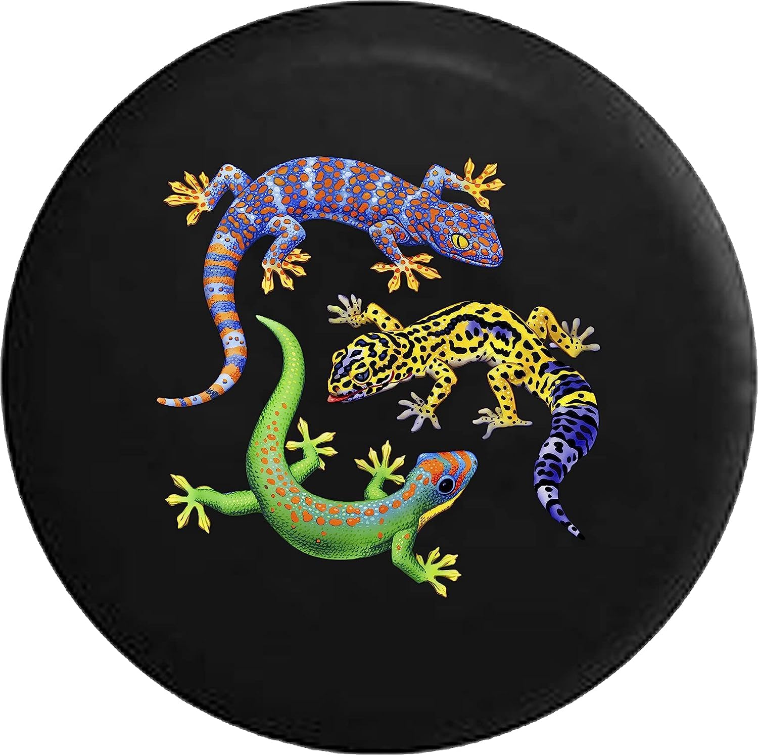 Neon Island Lizard Gecko Print Auto Ersatzreifen Abdeckung Wasserdicht Universal Radabdeckung Staubdicht Auto Reifen Radschutz Für Autos LKW SUV Rvs Camper 14 15 16 17 Zoll,Autoradzubehör Reifenabde Neon Island Lizard Gecko Print Auto Ersatzreifen Abdeckung Wasserdicht Universal Radabdeckung Staubdicht Auto Reifen Radschutz Für Autos LKW SUV Rvs Camper 14 15 16 17 Zoll,Autoradzubehör Reifenabde von Generic