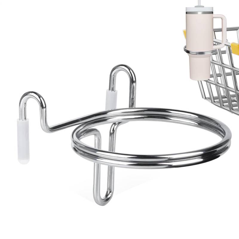 Pram Cup Halter - Kinderwagenbecherhalter | Einkaufsbecher -Cups -Halter | Wiederverwendbarer Hanging -Getränkehalter Tragbarer Tassenhalter | Multifunktionaler Trinkvorstellungsstand Für Kaffeetassen von Generic